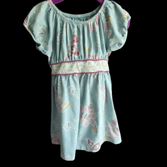 Girls' 2T Tea Collection cap sleeve dress - Picture 1 of 3